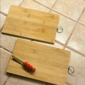 Set of 2 petite charcuterie boards